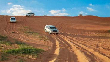 Desert Safari in RAK: Dune Bashing, Sand Boarding and a Camel Ride