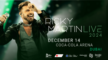 Upcoming Shows in Dubai - Ricky Martin Live at Coca-Cola Arena, Dubai